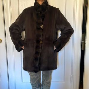Beautiful reversible Vintage real fur coat